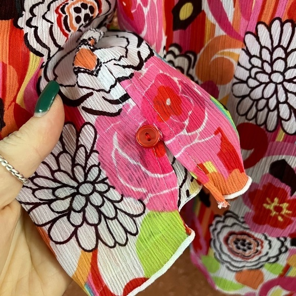 Retro Floral Top - Picture 3 of 6